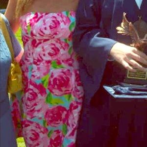 Blue/pink floral Lilly Pulitzer dress